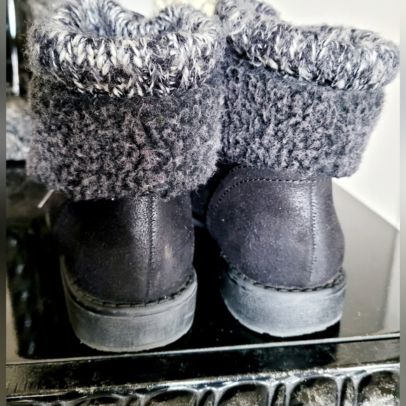 Cliffs White Mountain Duena Women Hiking/Moto Knit Sweater Sock Boots Black 8.5 - Picture 10 of 16